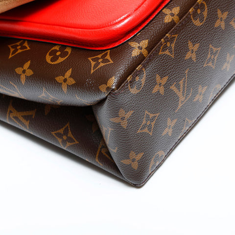 LOUIS VUITTON 2017 Monogram Marignan Coquelicot Shoulder Bag Shoulder Bag Brown WS22990