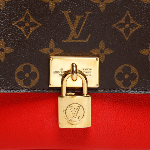 LOUIS VUITTON 2017 Monogram Marignan Coquelicot Shoulder Bag Shoulder Bag Brown WS22990