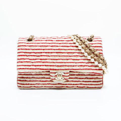 CHANEL 19th series 2014 Border Double Flap Chain 9.8