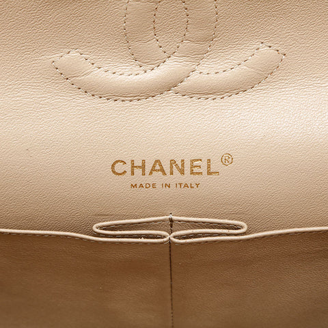 CHANEL 19th series 2014 Border Double Flap Chain 9.8" Shoulder Bag Red WS22994