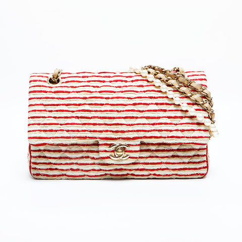 CHANEL 19th series 2014 Border Double Flap Chain 9.8