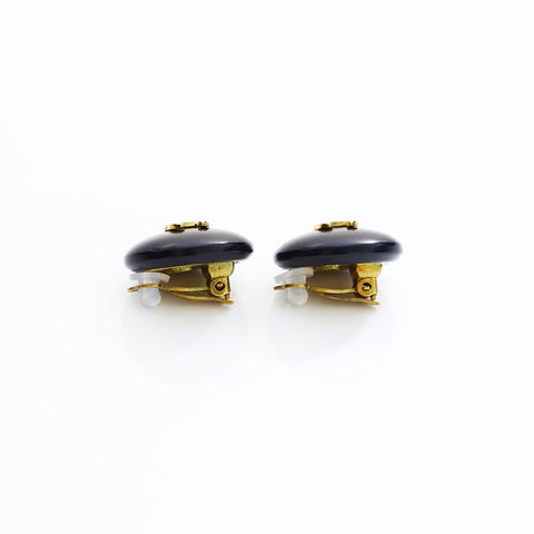 CHANEL COCO Mark 94P 1994 Earring black WS22995