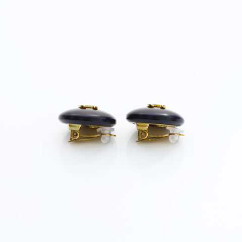 CHANEL COCO Mark 94P 1994 Earring black WS22995