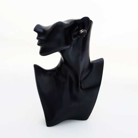 CHANEL COCO Mark 94P 1994 Earring black WS22995