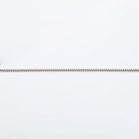 CHANEL B15P 2015 COCO Mark Necklace Silver WS22997