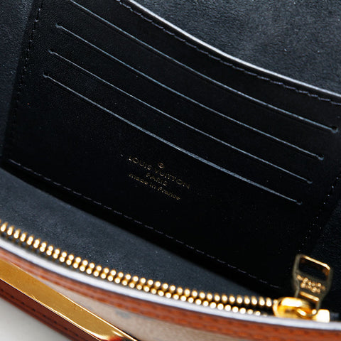 LOUIS VUITTON Monogram Portefeuille Dauphine Shoulder Bag Brown WS22999