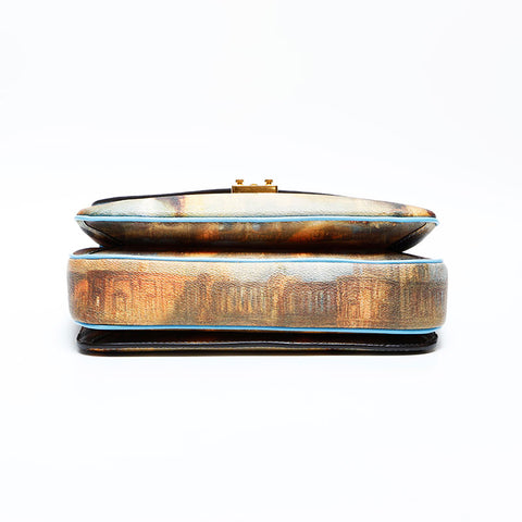 LOUIS VUITTON 2017 Monogram Celty Metis Pochette Shoulder Bag blue WS23002