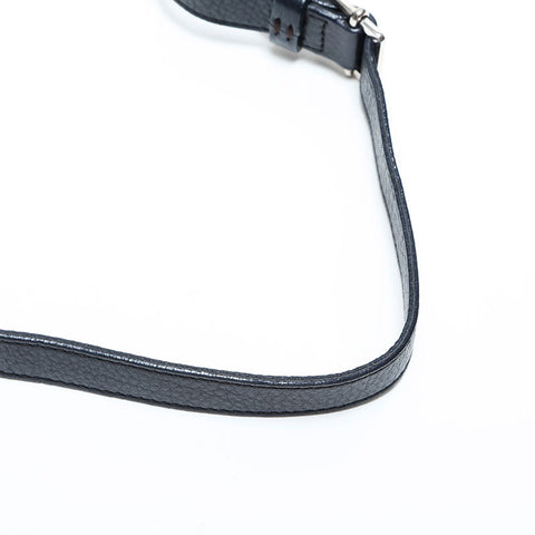 Christian Dior Leather one belt logo Shoulder Bag black WS23005