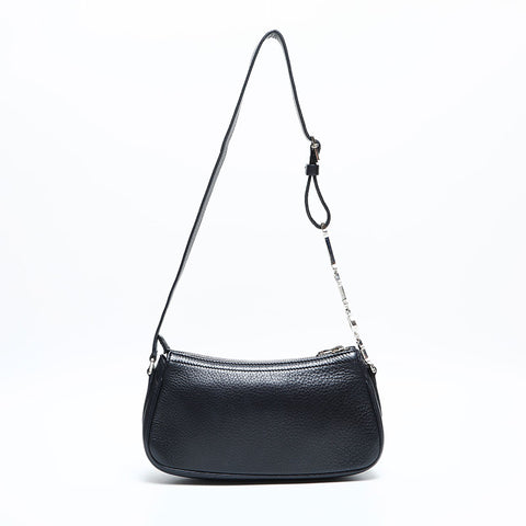Christian Dior Leather one belt logo Shoulder Bag black WS23005
