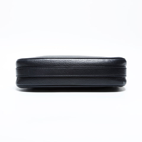 Christian Dior Leather one belt logo Shoulder Bag black WS23005