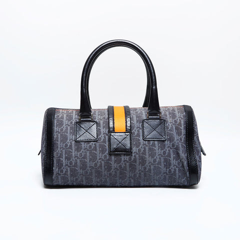 Christian Dior Trotter Canvas Handbag Navy WS23013