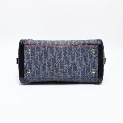 Christian Dior Trotter Canvas Handbag Navy WS23013