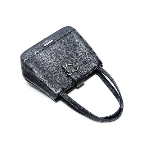 YVES SAINT LAURENT Leather Heart Handbag black WS23016