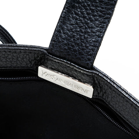 YVES SAINT LAURENT Leather Heart Handbag black WS23016