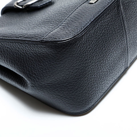 YVES SAINT LAURENT Leather Heart Handbag black WS23016