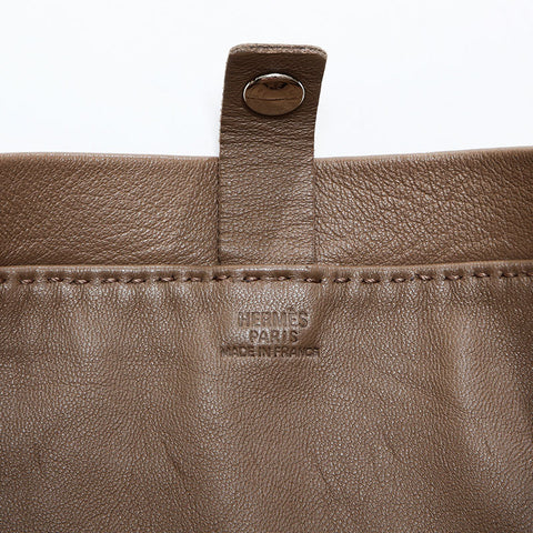 HERMES M stamped Crude Cell made in 2009 Shoulder Bag beige WS23017
