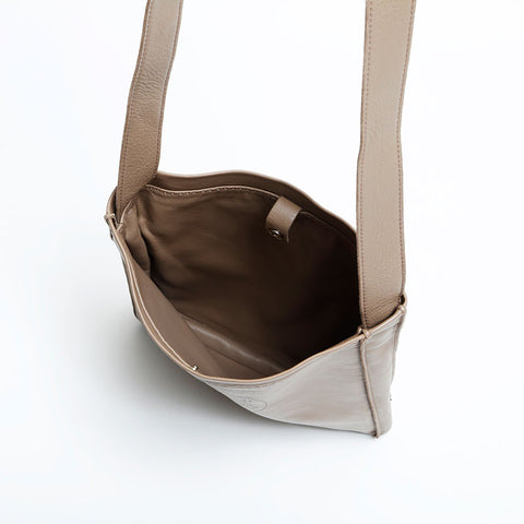 HERMES M stamped Crude Cell made in 2009 Shoulder Bag beige WS23017