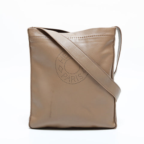 HERMES M stamped Crude Cell made in 2009 Shoulder Bag beige WS23017