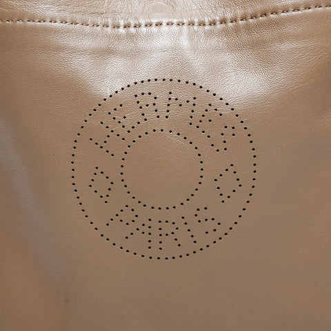 HERMES M stamped Crude Cell made in 2009 Shoulder Bag beige WS23017