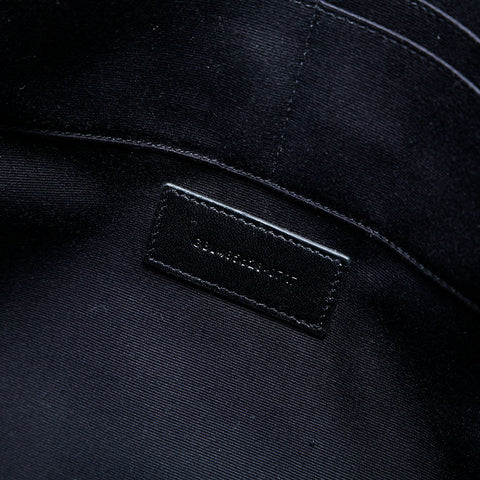 YVES SAINT LAURENT Embossed leather Clutch bag black WS23018