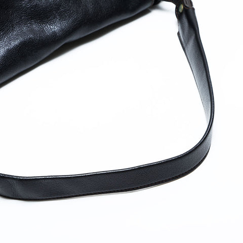 Salvatore Ferragamo Gancini leather Shoulder Bag black WS23019
