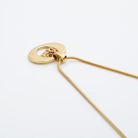Christian Dior logo Necklace gold WS23021
