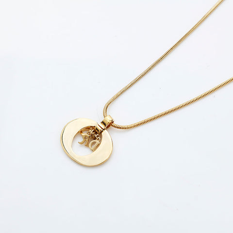 Christian Dior logo Necklace gold WS23021