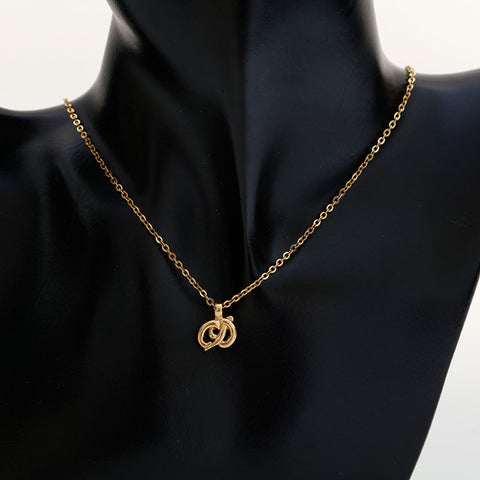 Christian Dior CD logo Necklace gold WS23026