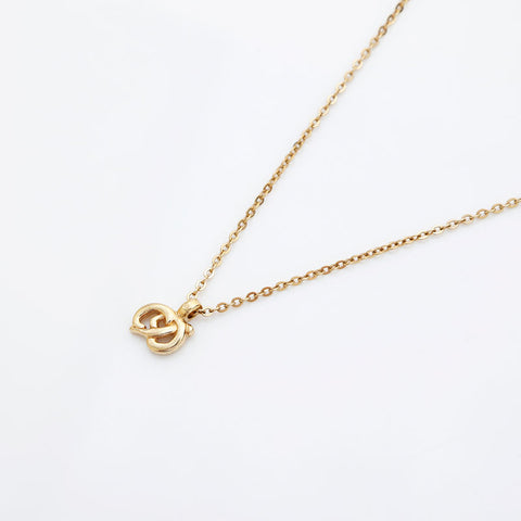 Christian Dior CD logo Necklace gold WS23026