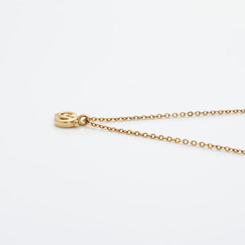 Christian Dior CD logo Necklace gold WS23026