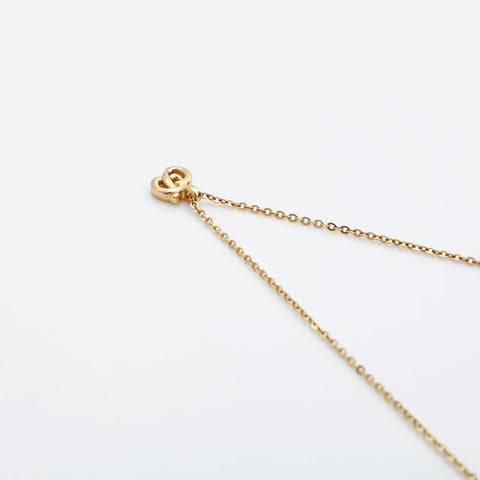 Christian Dior CD logo Necklace gold WS23026