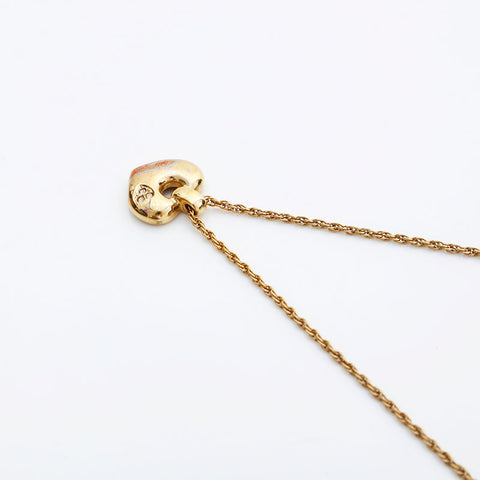 Christian Dior heart Necklace gold WS23028