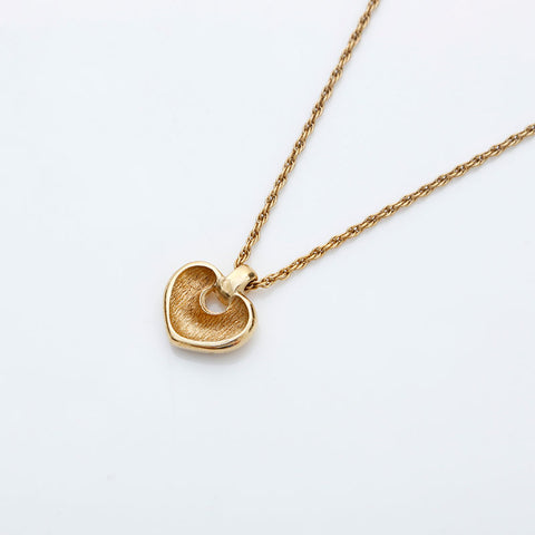 Christian Dior heart Necklace gold WS23028