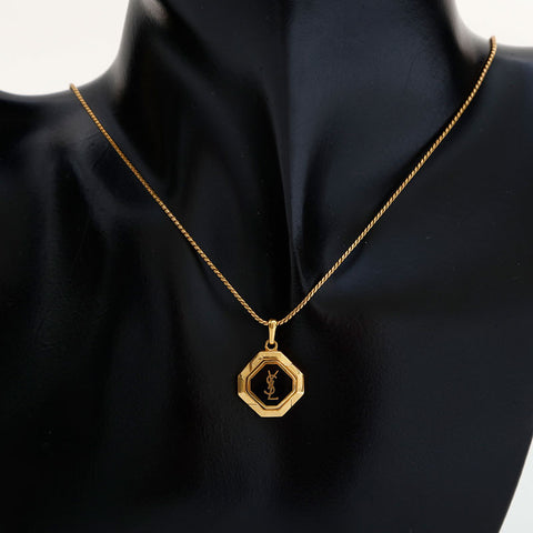 YVES SAINT LAURENT logo Necklace gold WS23035