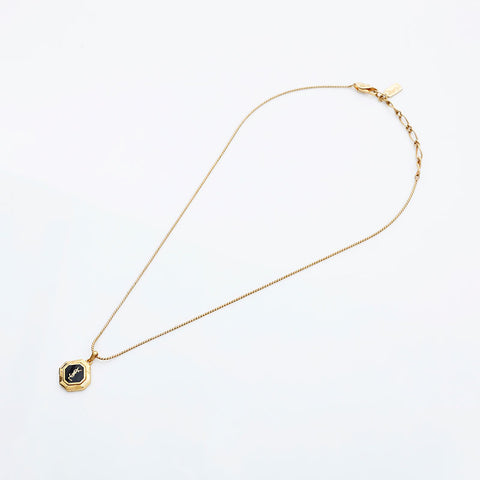 YVES SAINT LAURENT logo Necklace gold WS23035