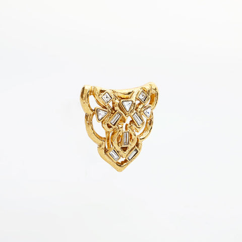 YVES SAINT LAURENT Rhinestone Earring gold WS23036