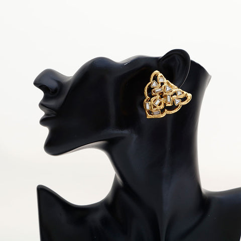 YVES SAINT LAURENT Rhinestone Earring gold WS23036