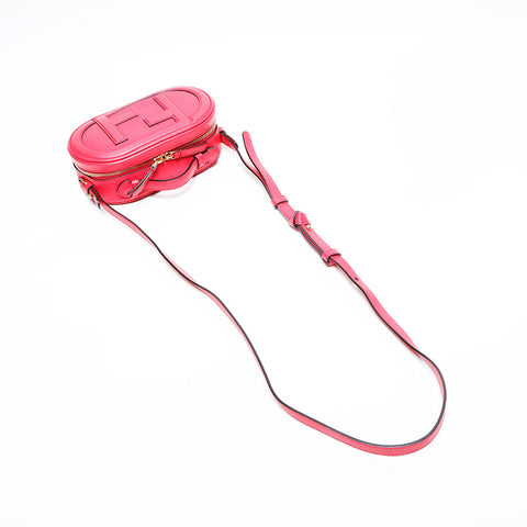 FENDI Camera bag leather Olock Shoulder Bag pink WS23039