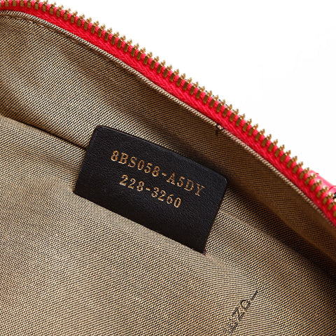 FENDI Camera bag leather Olock Shoulder Bag pink WS23039