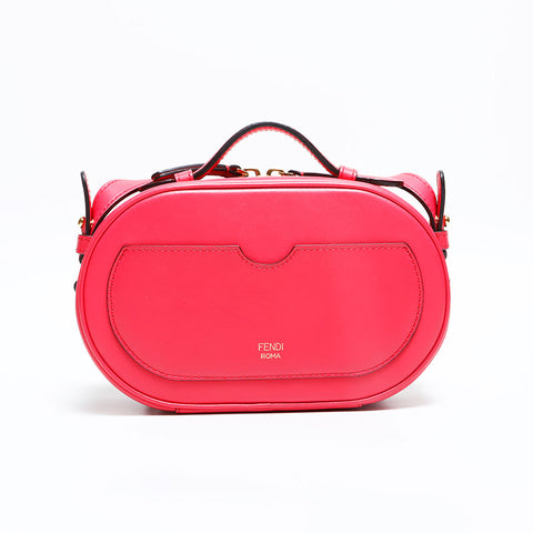 FENDI Camera bag leather Olock Shoulder Bag pink WS23039