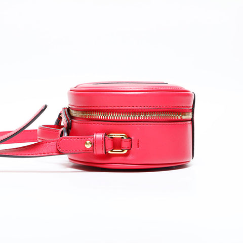 FENDI Camera bag leather Olock Shoulder Bag pink WS23039