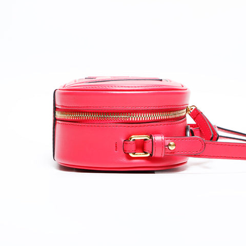 FENDI Camera bag leather Olock Shoulder Bag pink WS23039