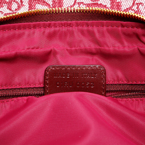 Christian Dior Canvas Trotter Shoulder Bag Red WS23041