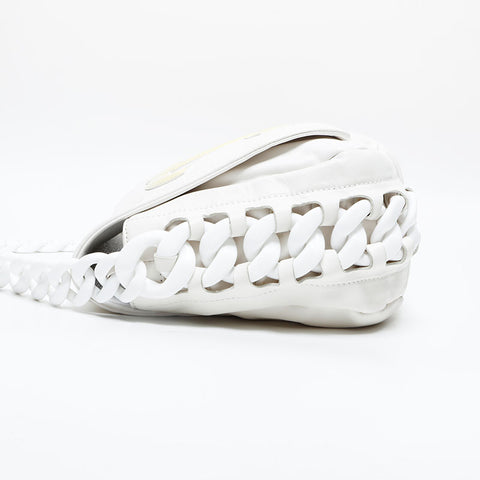 CHANEL COCO Mark Flap Chain 11 series 2006-2008 Shoulder Bag white WS23043