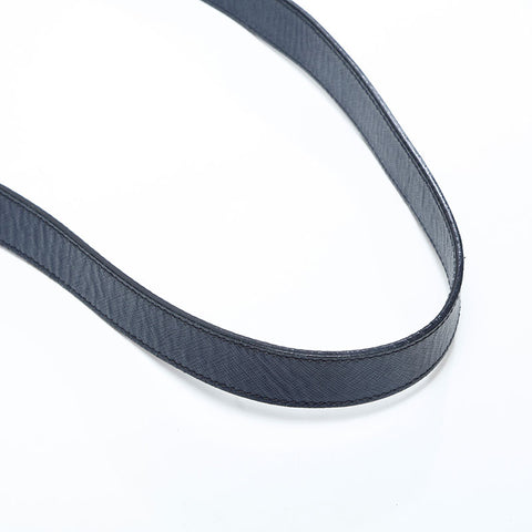 PRADA Saffiano leather messenger bag Shoulder Bag Navy WS23044