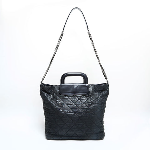 CHANEL 15th series 2011 2way Chain COCO Mark Matelasse Shoulder Bag black WS23045