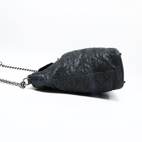CHANEL 15th series 2011 2way Chain COCO Mark Matelasse Shoulder Bag black WS23045
