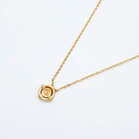 Christian Dior CD logo Necklace gold WS23051