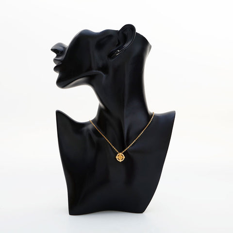 Christian Dior CD logo Necklace gold WS23051