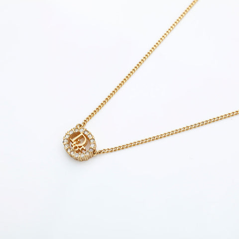 Christian Dior logo Necklace gold WS23053